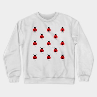 LADYBUG Pattern Crewneck Sweatshirt